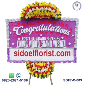 Bunga Papan Congratulations SDF7-C-003