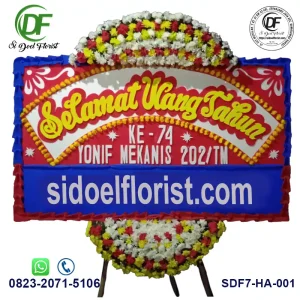 Papan Bunga Happy Anniversary - HA-001