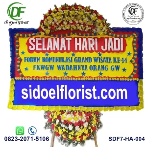 Papan Bunga Happy Anniversary - HA-004