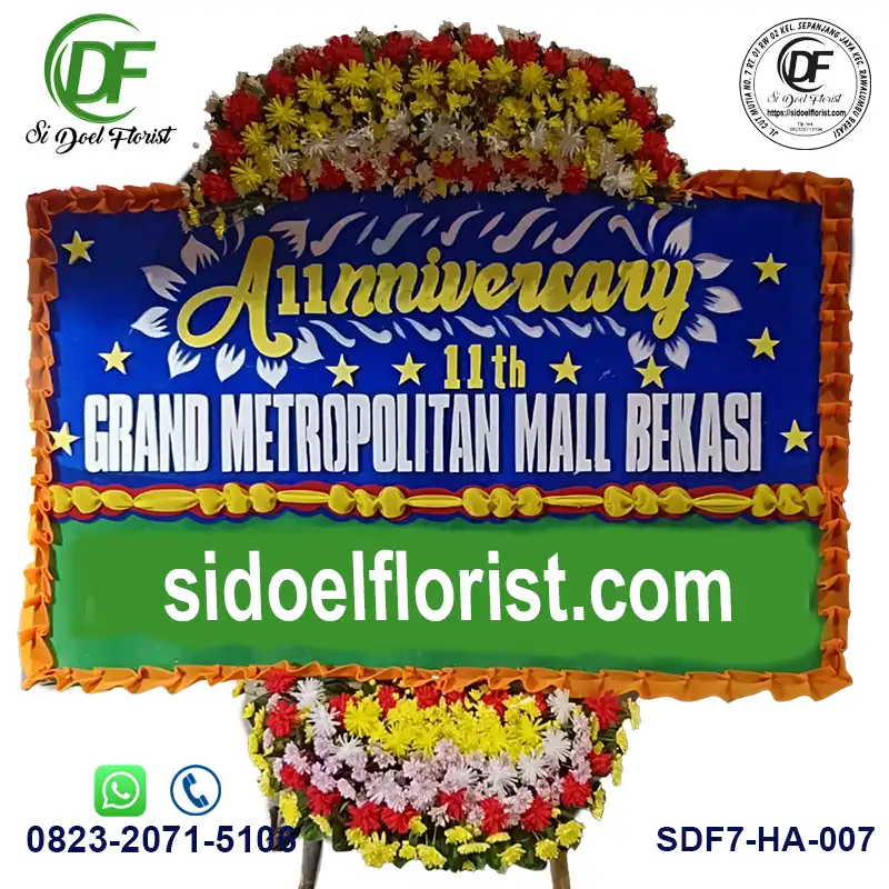 Papan Bunga Happy Anniversary - HA-007