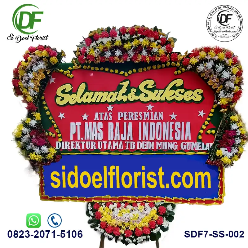 Bunga Papan Ucapan Selamat & Sukses dari Sidoelflorist Bekasi (SS-002)
