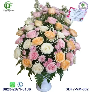 Bunga Vas Meja - Sidoelflorist VM-002