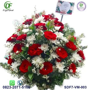 Bunga Vas Meja - Sidoelflorist VM-003